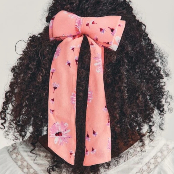 LoveShackFancy Accessories - NWT LoveShackFancy Lorna Barrette - Coral Blaze